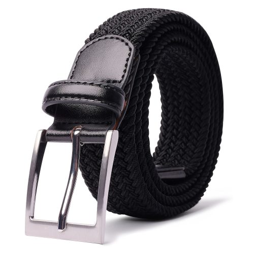 Braided Elastic Belt Woven Stretch Belts for Men Women Casual Pants Jeans Golf Shirts
