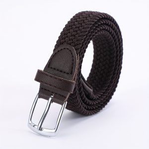 No-Hole Women's and Simple Versatile Elastic Waistband Belt, Trendy Casual Stretch Belt for Jeans