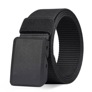 1pc Automatic Buckle Nylon Belt Outdoor Hunting Multifunctional Tactical Canvas Belt High Quality Men And Women Belt